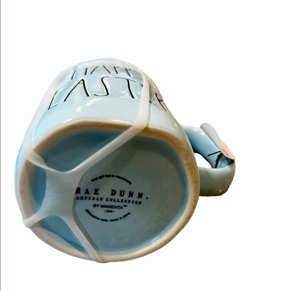 Rae Dunn Easter Mug with Bunny Topper Blue - Picture 5 of 5